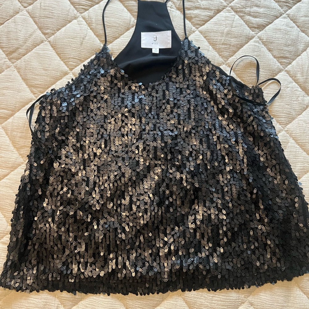 Sequin Black Top - image 1